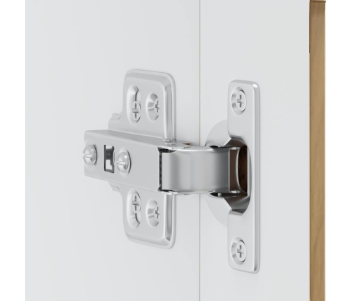 vidaXL virtuves sienas skapis ar stikla durvīm Porto koka krāsā