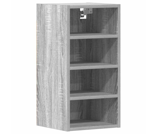 Virtuves Skapītis Pelēka Koka 30X29,5X60 Cm Inženierijas Koks Vidaxl