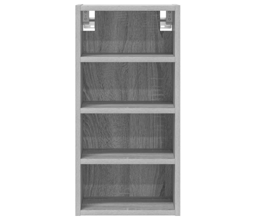 Virtuves Skapītis Pelēka Koka 30X29,5X60 Cm Inženierijas Koks Vidaxl