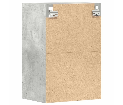 Virtuves Skapītis Betona Pelēks 40X29,5X60 Cm Inženierijas Koks Vidaxl