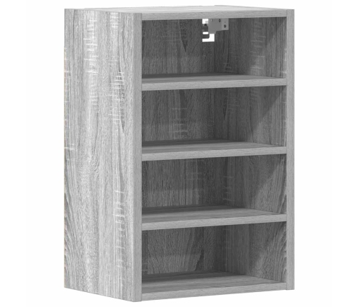 vidaXL virtuves skapītis pelēka koka 40x29,5x60 cm inženierijas koks