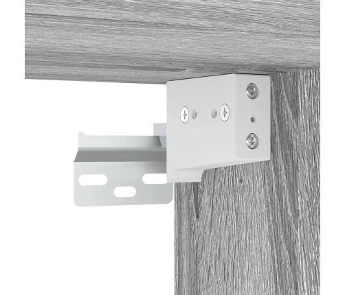 vidaXL virtuves skapītis pelēka koka 40x29,5x60 cm inženierijas koks