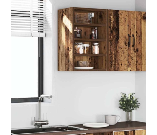 vidaXL virtuves skapītis veca koka 40x29,5x60 cm inženierijas koks