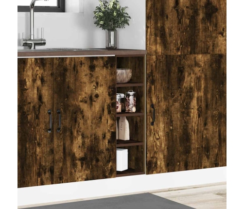 vidaXL virtuves skapītis, ozolkoka, 20x44,5x81,5 cm, skaidu plāksne