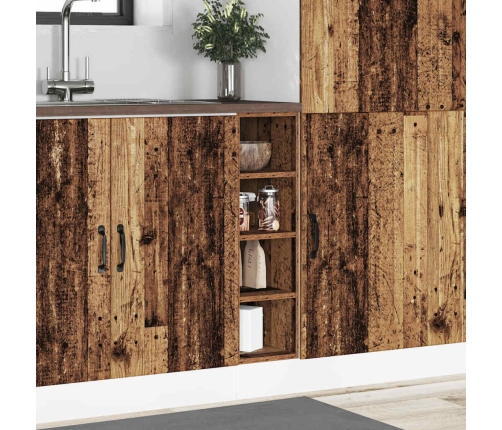 Virtuves Skapītis, Veca Koka, 20X44,5X81,5 Cm, Skaidu Plāksne Vidaxl