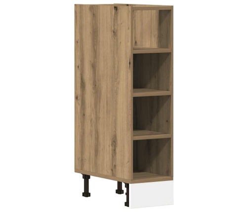 vidaXL virtuves skapītis, koka krāsa, 20x44,5x81,5 cm, skaidu plāksne