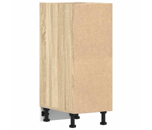 vidaXL virtuves skapītis, ozolkoka, 30x44,5x81,5 cm, skaidu plāksne