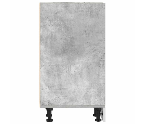 vidaXL virtuves skapītis betona pelēks 30x44,5x81,5 cm skaidu plāksne