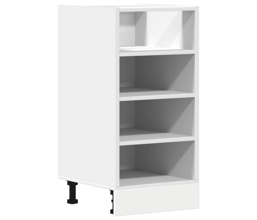 Virtuves Skapītis, Balts, 40X44,5X81,5 Cm, Skaidu Plāksne Vidaxl