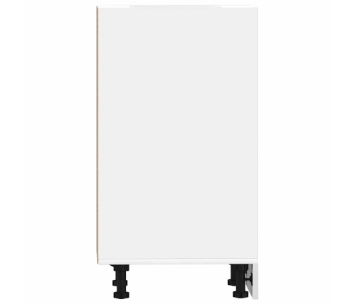 Virtuves Skapītis, Balts, 40X44,5X81,5 Cm, Skaidu Plāksne Vidaxl