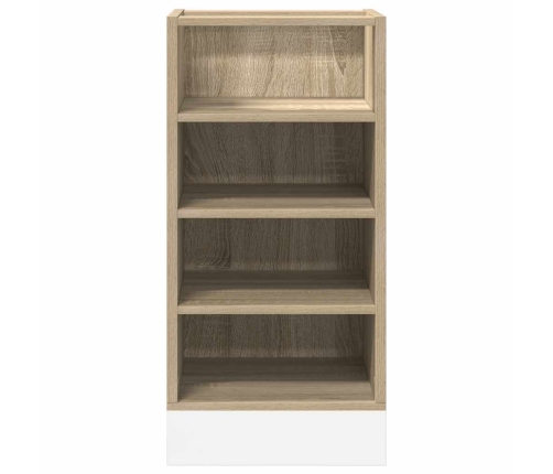 vidaXL virtuves skapītis, ozolkoka, 40x44,5x81,5 cm, skaidu plāksne