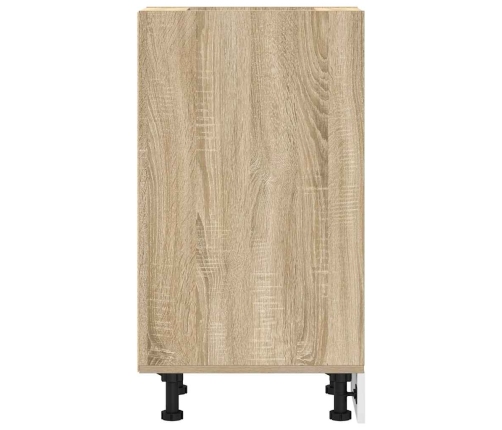 vidaXL virtuves skapītis, ozolkoka, 40x44,5x81,5 cm, skaidu plāksne