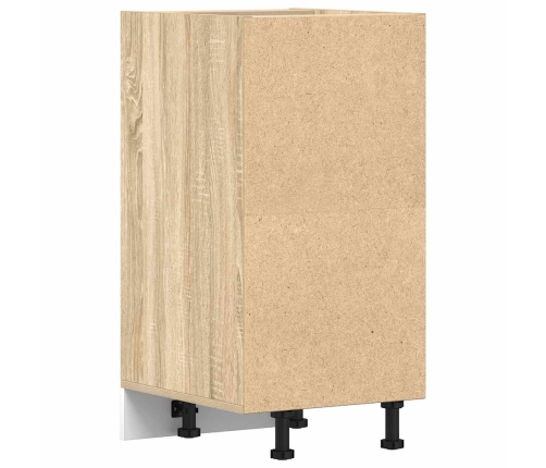 vidaXL virtuves skapītis, ozolkoka, 40x44,5x81,5 cm, skaidu plāksne