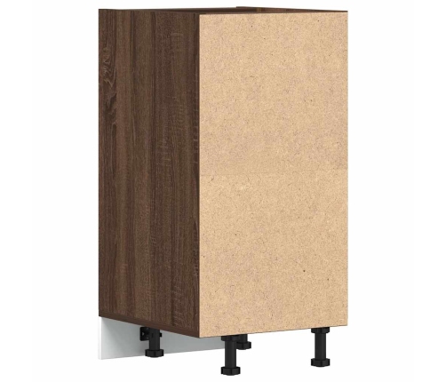 Virtuves Skapītis, Brūna Ozola, 40X44,5X81,5 Cm, Skaidu Plāksne Vidaxl