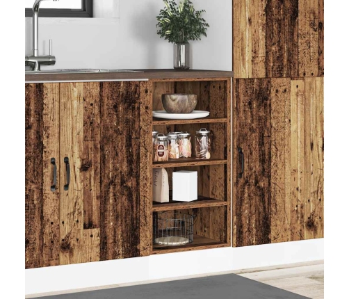 Virtuves Skapītis, Veca Koka, 40X44,5X81,5 Cm, Skaidu Plāksne Vidaxl