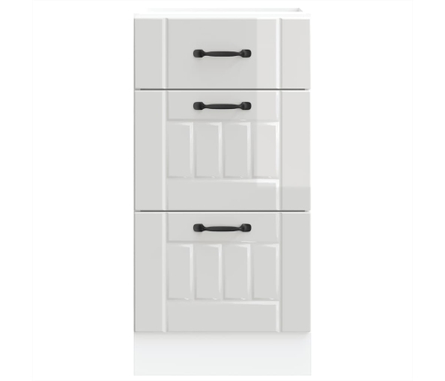 Virtuves Apakšējai Skapītis, Lucca, Inženierijas Koks Vidaxl