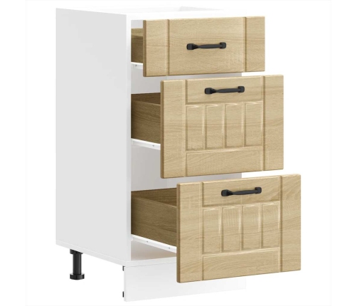 Virtuves Apakšējai Skapītis, Lucca, Ozolkoka Krāsa Vidaxl