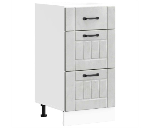 Virtuves Apakšējai Skapītis, Lucca, Betona Pelēks Vidaxl