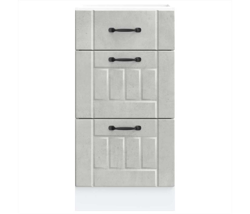 Virtuves Apakšējai Skapītis, Lucca, Betona Pelēks Vidaxl