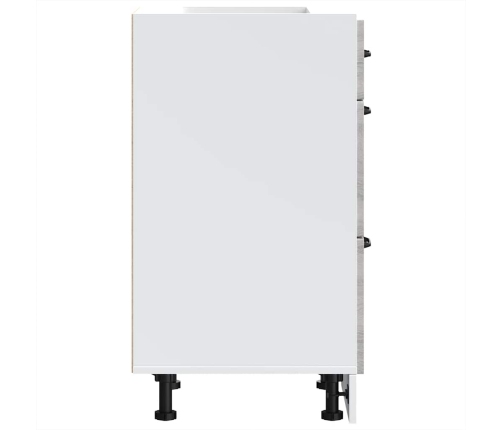 Virtuves Apakšējai Skapītis, Lucca, Pelēka Ozolkoka Krāsa Vidaxl