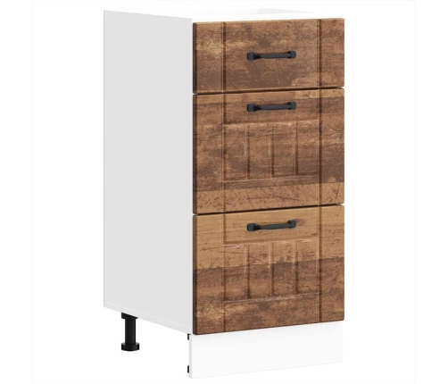 Virtuves Apakšējai Skapītis, Lucca, Veca Koka Vidaxl