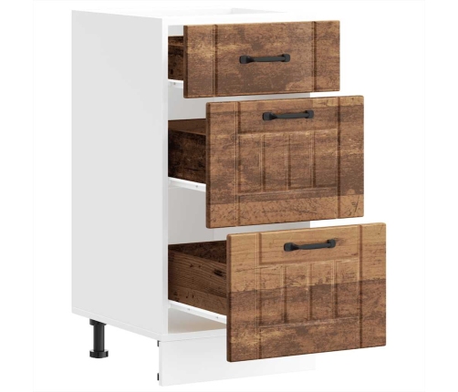 Virtuves Apakšējai Skapītis, Lucca, Veca Koka Vidaxl