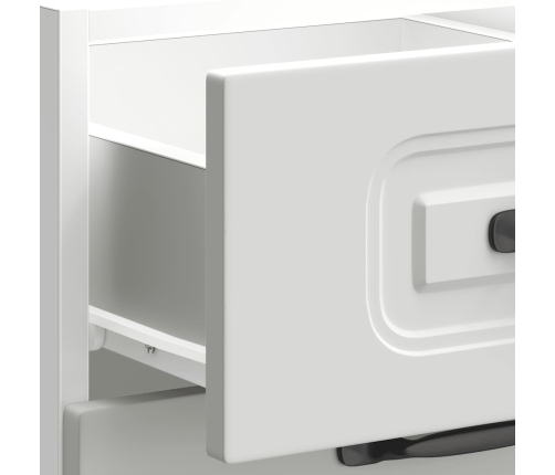 Virtuves Apakšējai Skapītis, Kalmar, Balts, Inženierijas Koks Vidaxl