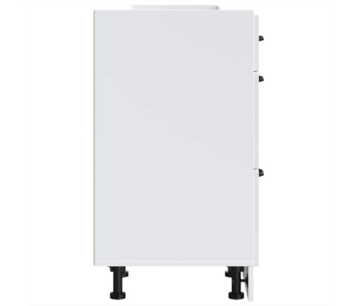 Virtuves Apakšējai Skapītis, Kalmar, Spīdīgi Balta Vidaxl