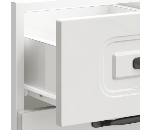 Virtuves Apakšējai Skapītis, Kalmar, Spīdīgi Balta Vidaxl