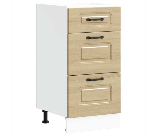 Virtuves Apakšējai Skapītis, Kalmar, Ozolkoka Vidaxl