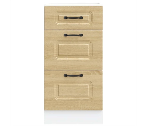 Virtuves Apakšējai Skapītis, Kalmar, Ozolkoka Vidaxl