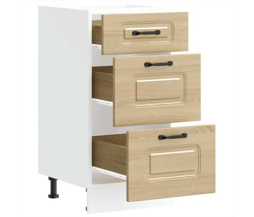 Virtuves Apakšējai Skapītis, Kalmar, Ozolkoka Vidaxl