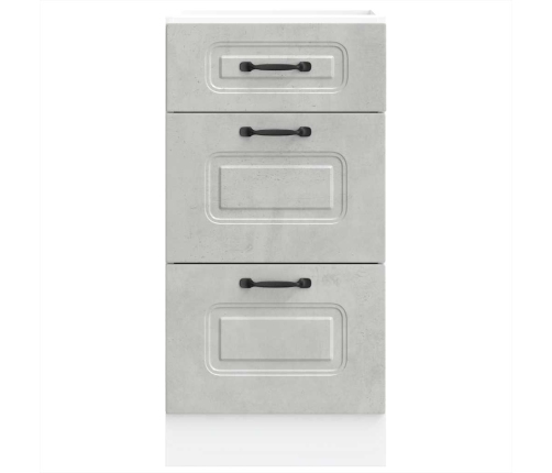 Virtuves Apakšējai Skapītis, Kalmar, Betona Pelēks Vidaxl