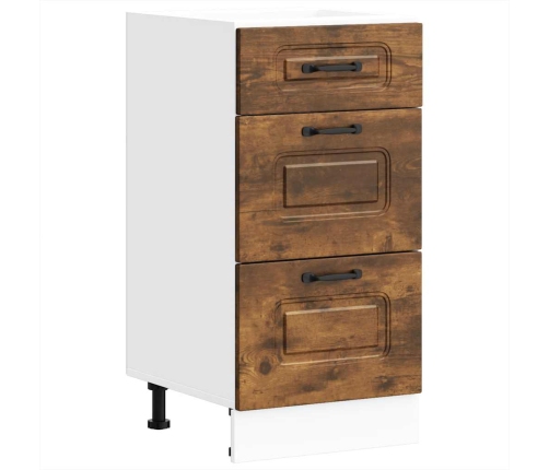 Virtuves Apakšējai Skapītis, Kalmar, Ozola Krāsa Vidaxl