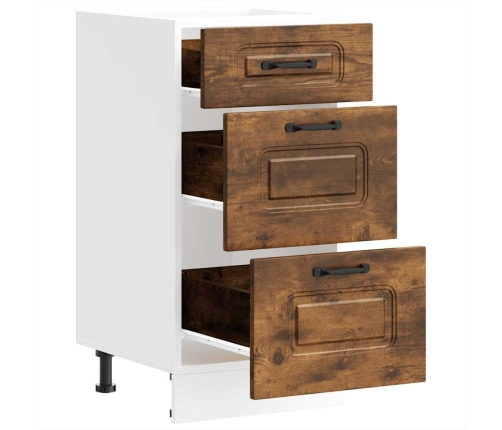 Virtuves Apakšējai Skapītis, Kalmar, Ozola Krāsa Vidaxl