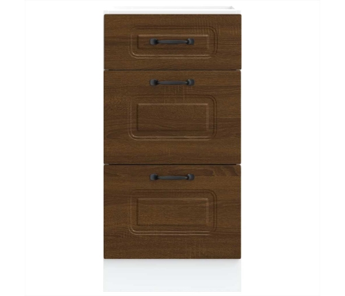 Virtuves Apakšējai Skapītis, Kalmar, Brūna Ozola Vidaxl