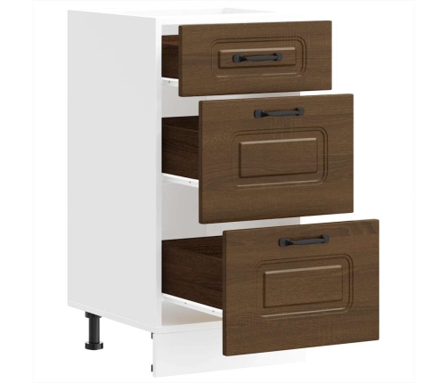 Virtuves Apakšējai Skapītis, Kalmar, Brūna Ozola Vidaxl