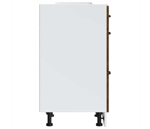 Virtuves Apakšējai Skapītis, Kalmar, Brūna Ozola Vidaxl