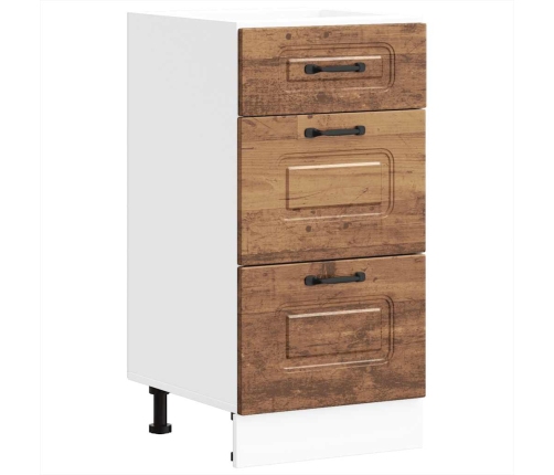 Virtuves Apakšējai Skapītis, Kalmar, Veca Koka Vidaxl