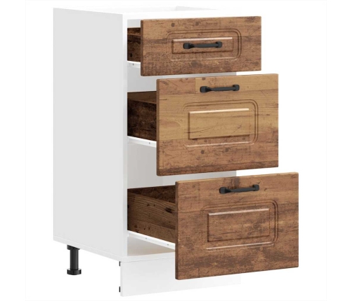 Virtuves Apakšējai Skapītis, Kalmar, Veca Koka Vidaxl