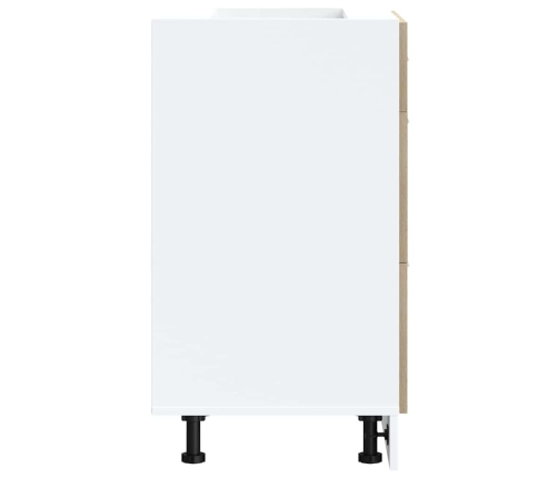 Virtuves Apakšējai Skapītis, Ozolkoka Krāsa, Inženierijas Koks Vidaxl