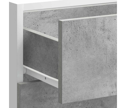 Virtuves Apakšējai Skapītis, Betona Pelēks, Inženierijas Koks Vidaxl