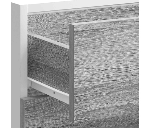 Virtuves Apakšējai Skapītis, Pelēka Ozolkoka Krāsa Vidaxl