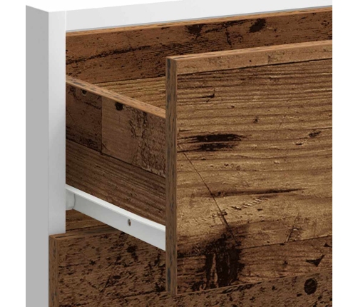 Virtuves Apakšējai Skapītis, Veca Koka, Inženierijas Koks Vidaxl