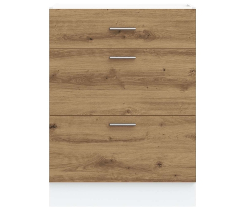 Virtuves Apakšējai Skapītis, Koka Karas, Inženierijas Koks Vidaxl