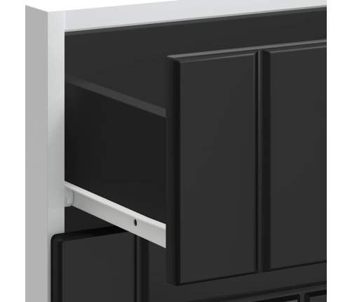 Virtuves Apakšējai Skapītis, Lucca, Melns, Inženierijas Koks Vidaxl