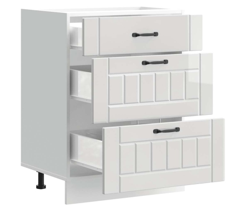 Virtuves Apakšējai Skapītis, Lucca, Inženierijas Koks Vidaxl