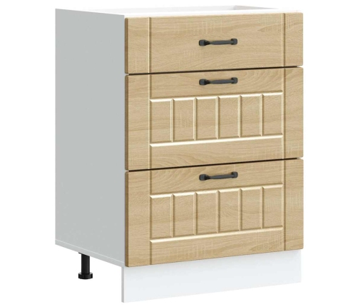 Virtuves Apakšējai Skapītis, Lucca, Ozolkoka Krāsa Vidaxl