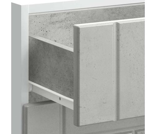 Virtuves Apakšējai Skapītis, Lucca, Betona Pelēks Vidaxl