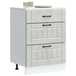 Virtuves Apakšējai Skapītis, Lucca, Betona Pelēks Vidaxl